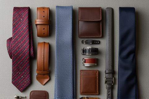 Collectie van herenaccessoires