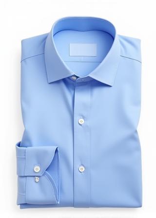 Blauw klassiek oxford overhemd